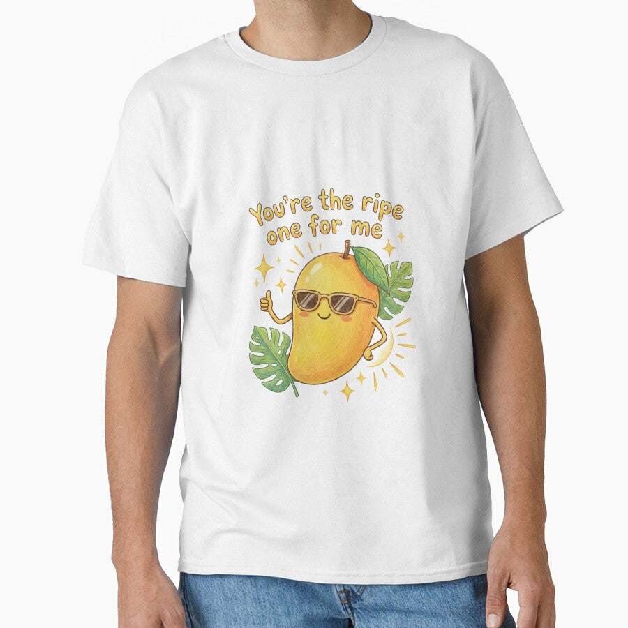 You're The Ripe One For Me - Cute Mango Fruit Pun by MagicalThreads