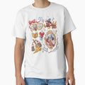 Magical Sorcerer Cartoon Fantasy Vintage Animation Classic T-Shirt by HanykayalStore