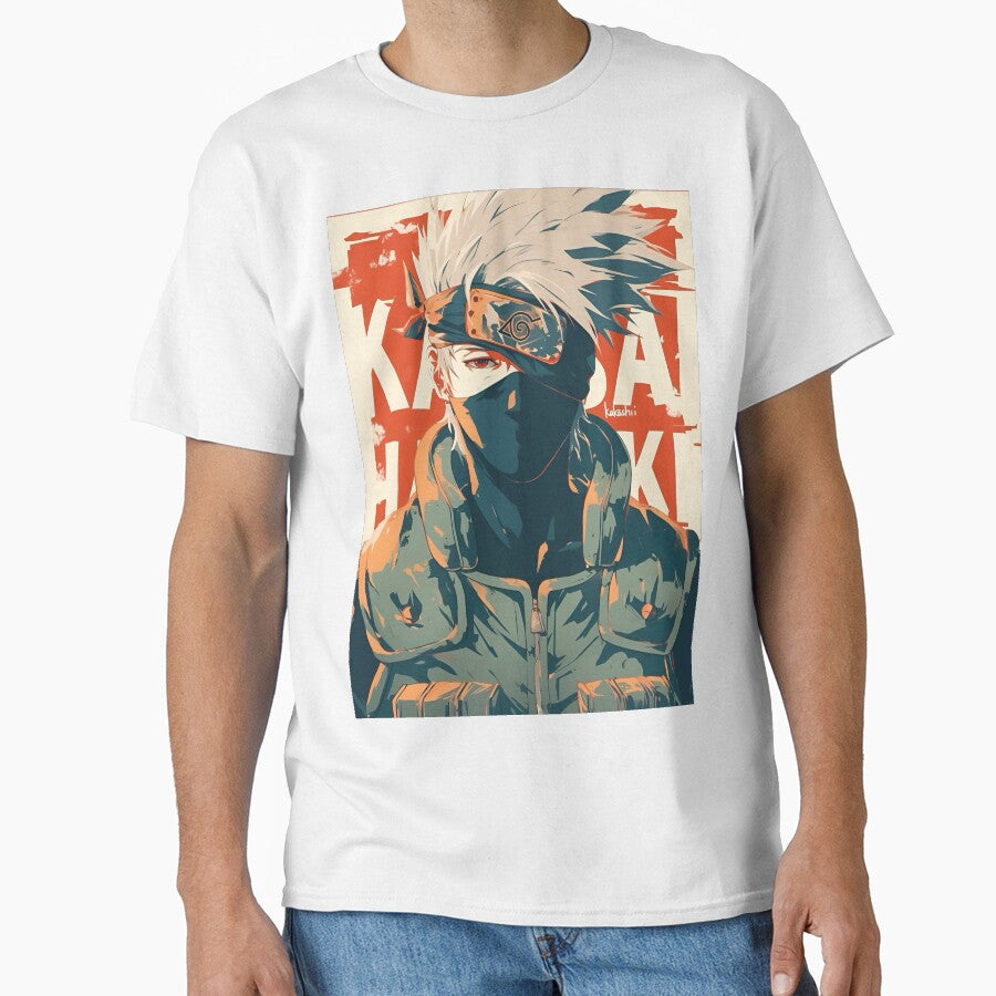 Kakashi Hatake Minimalist Anime Art | Legendary Copy Ninja Illustration by Dyan4