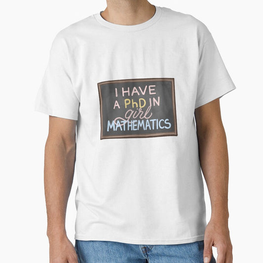 I Have A PhD in Girl Mathematics Girl Math Tiktok Quote Meme Design Instagram Funny Illustration Design by Amber  Liu