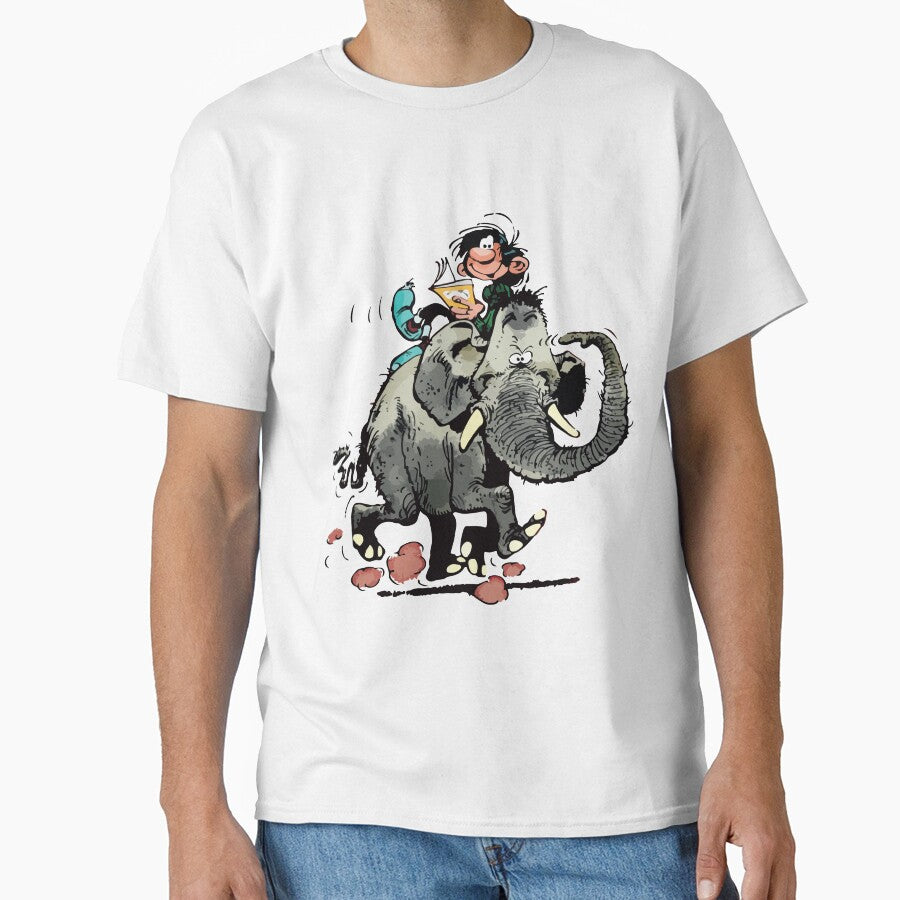 Gaston Goof on Elephant by CyberGirlz