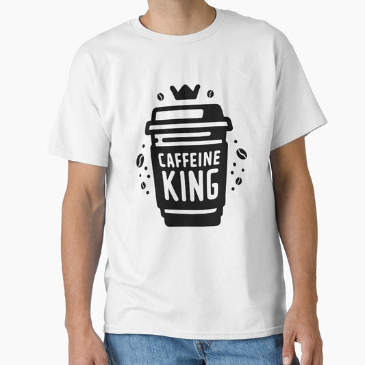 Caffeine King Takeaway Coffee Cup Design by Lulunza