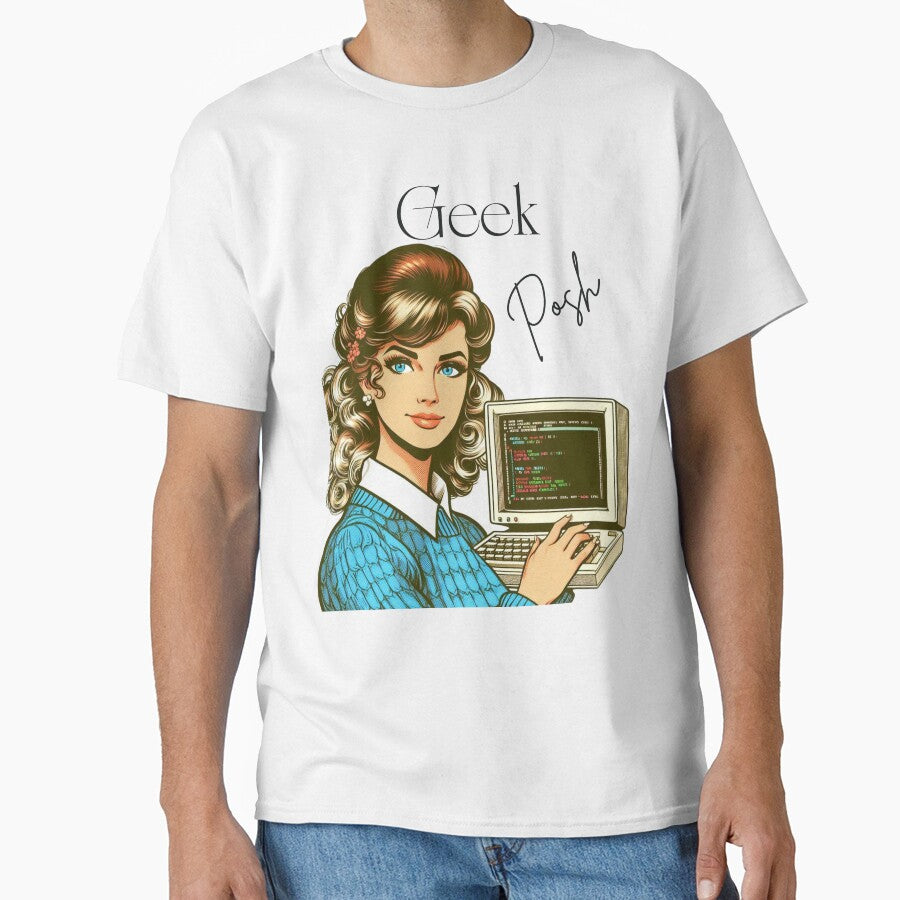 Geek Posh: Where Brains Meet Style Tshirt by CottageGingham