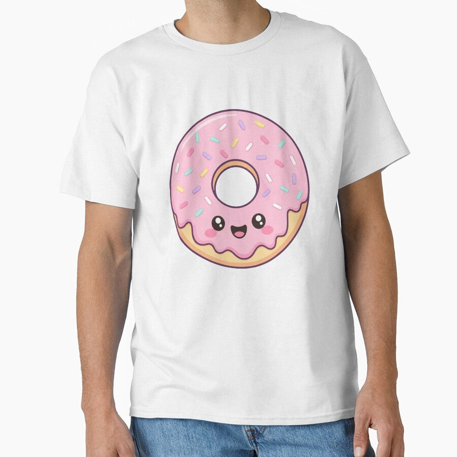 Kawaii Donut with Sprinkles Cute Pastel Dessert Sticker by TommyArt94