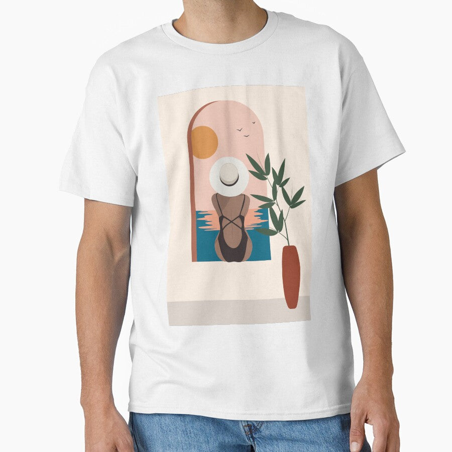Boho woman, woman on hat style by Arctic frame studio