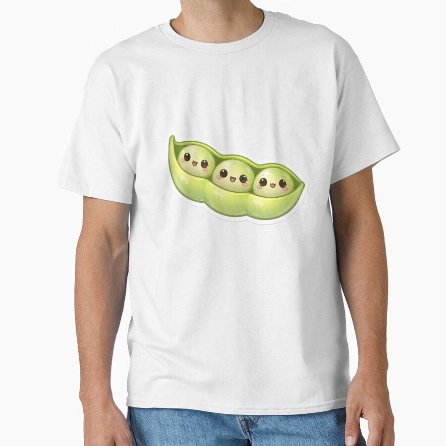 Cute Kawaii Edamame – Japanese Soybean Snack Sticker by DesignEG