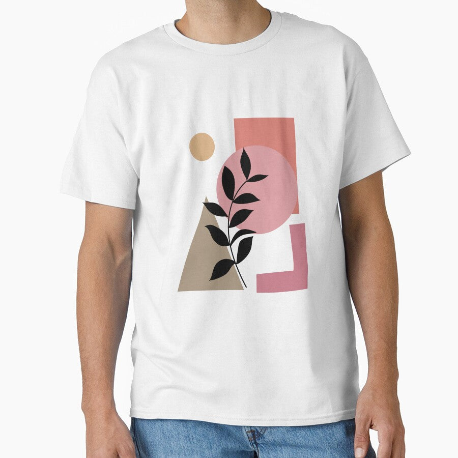 Geometric Boho | Black Leaf | Handmade Premium Prints by BesideStyles
