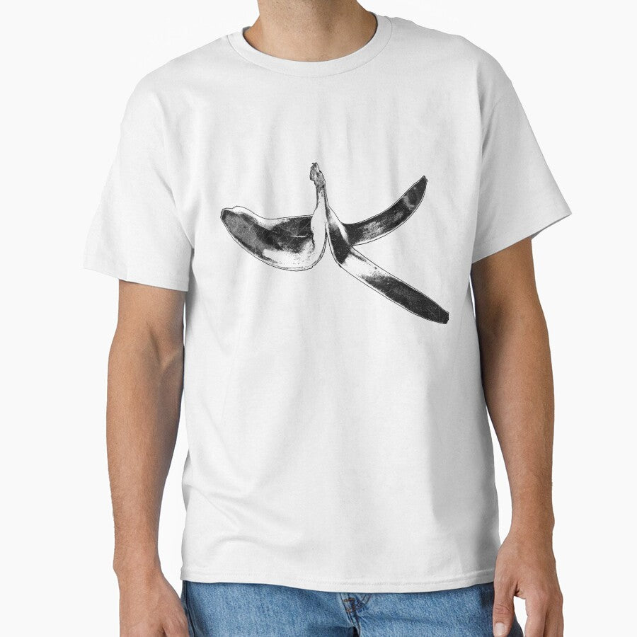 Banana Peel Dark Humor Grunge Etched Art by Ghoul Enterprises