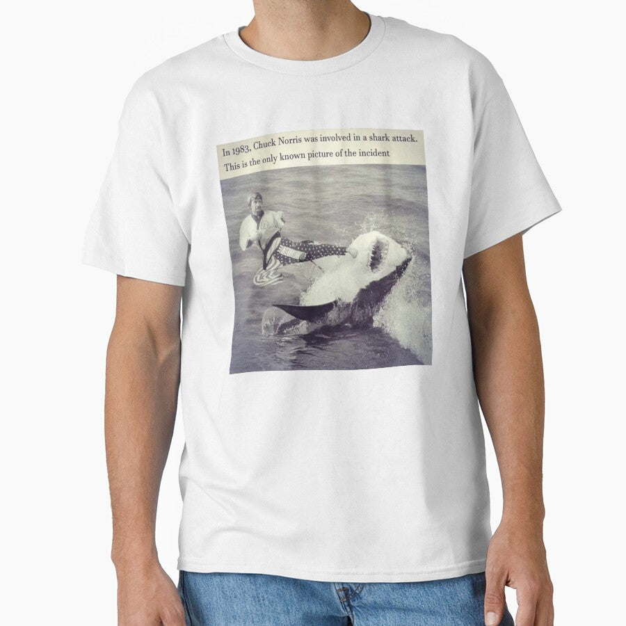 Chuck Norris Shark Attack Funny by ThatMemeDude