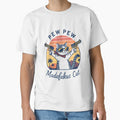 Pew Pew Madafakas Cat Funny Meme Design | Cute Gun-Toting Cat Art by Colorful-Garden