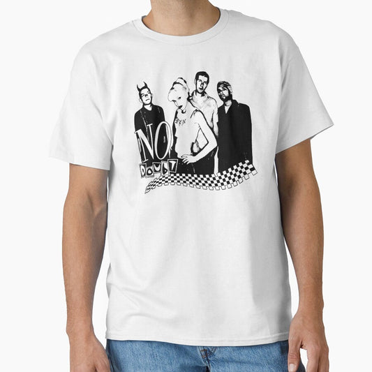 No Doubt 90s Rock Band - Black and White Style by Darkifun