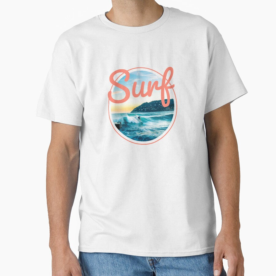 SURF - surfing - circle - minimalist by Tropical Blood