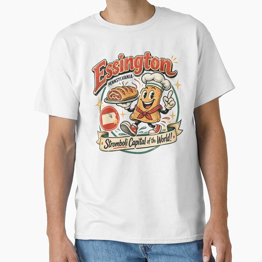 Essington, PA - Stromboli Capital of the World - Vintage Mascot by The Masked Designer