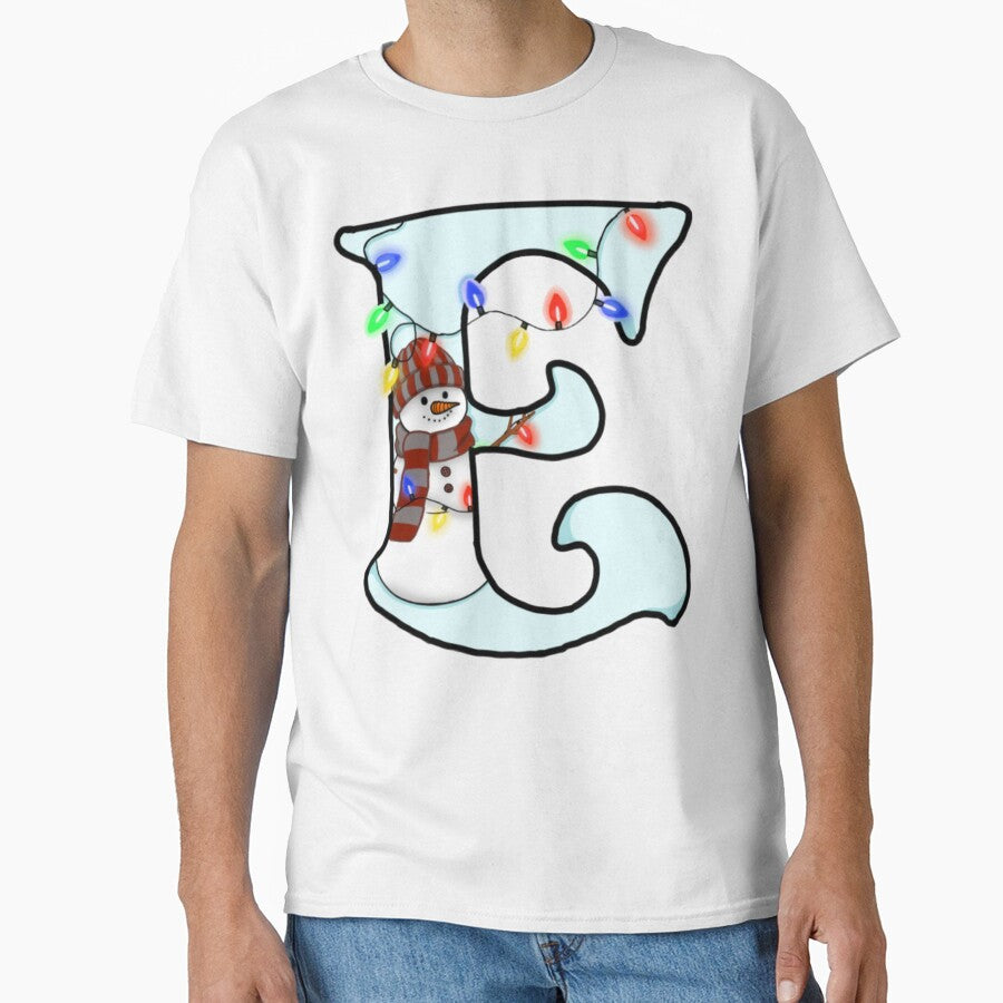 Holiday themed letter E by Artistkhg