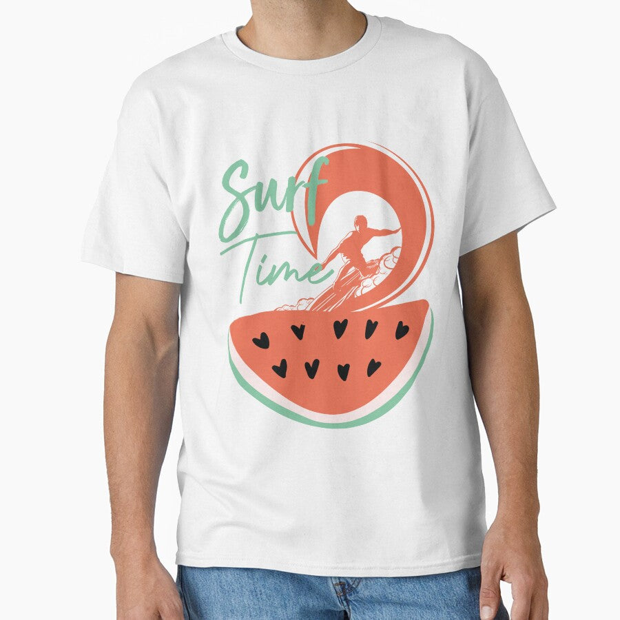 Surfer Love Watermelon Surfing Lovers by medbdj
