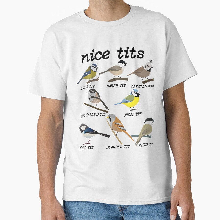 Nice Tits Funny Bird Watching, Funny Tit Birds Birdwatcher by Peterson51