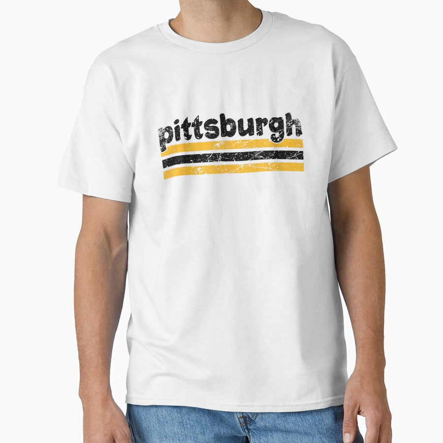 Vintage Pittsburgh Map City by AddlPoolart