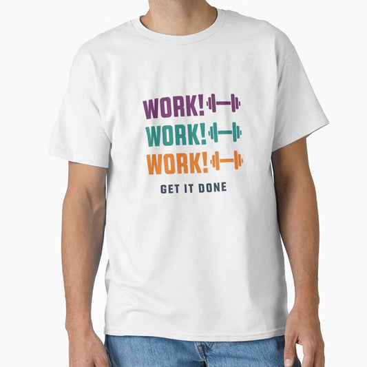 Work Motivation Typography – Get It Done Gym & Hustle Design by IvannaMoroz