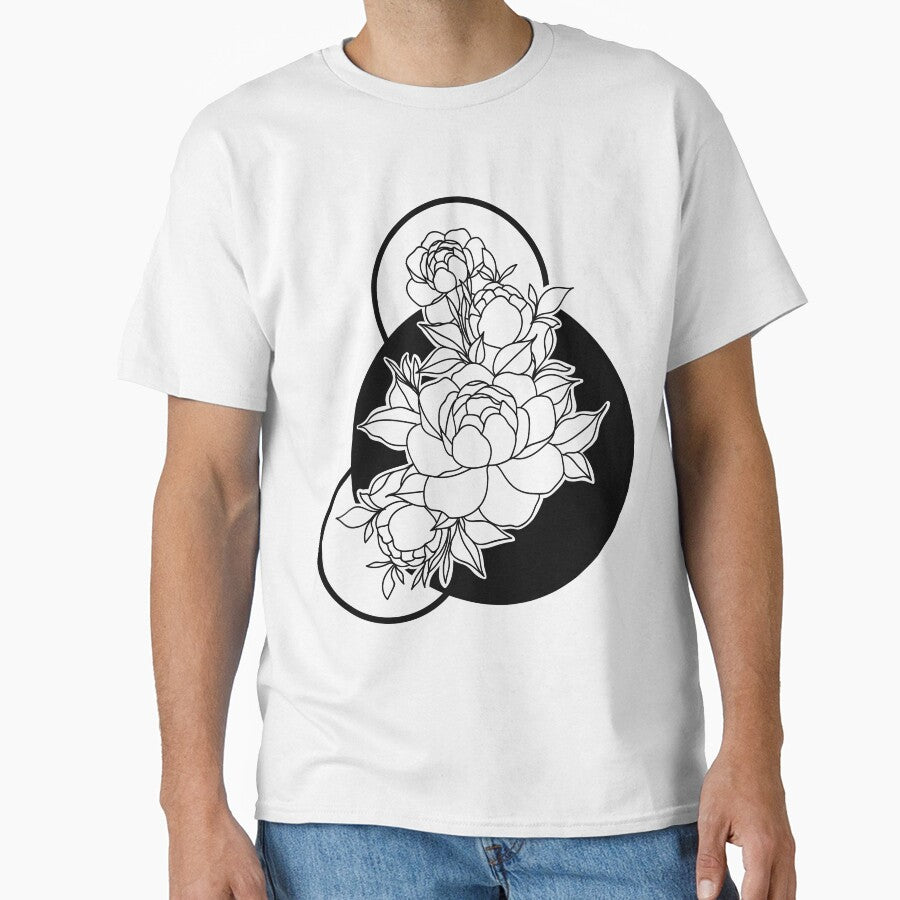 Line Art Rose Flower Tattoo by VerboShop