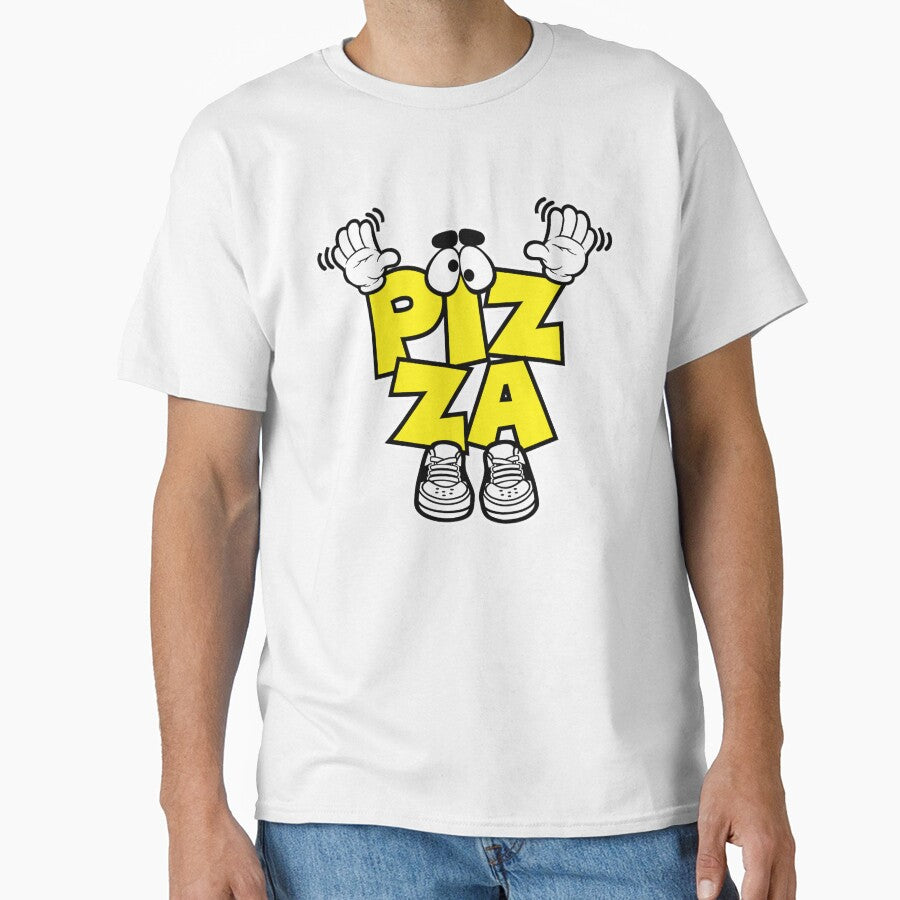 Comic of the word PIZZA greeting you by NFTWords