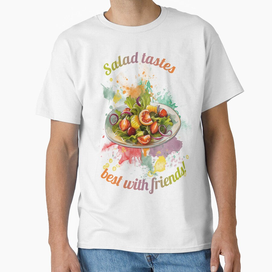 Colorful vegetable salad by HarridanCreates