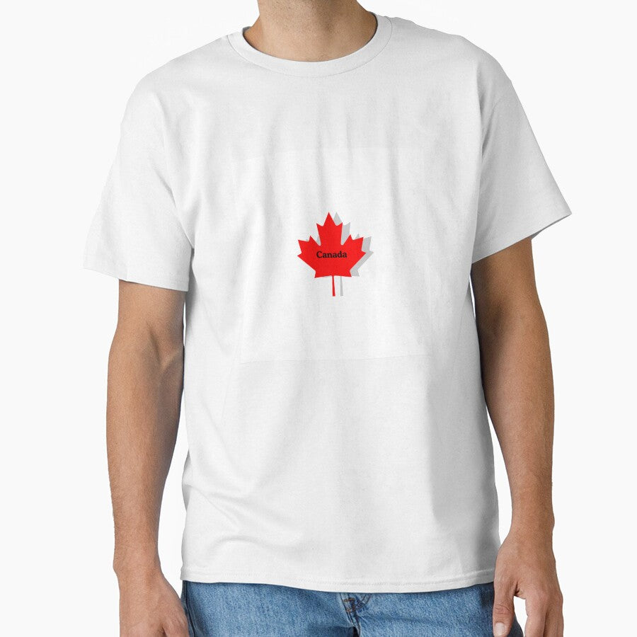 Minimalistic Canadian Red Maple Leaf by atCase