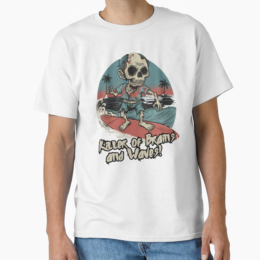 Surfing Zombie, killer of waves and brains, surf by Meandmyshop