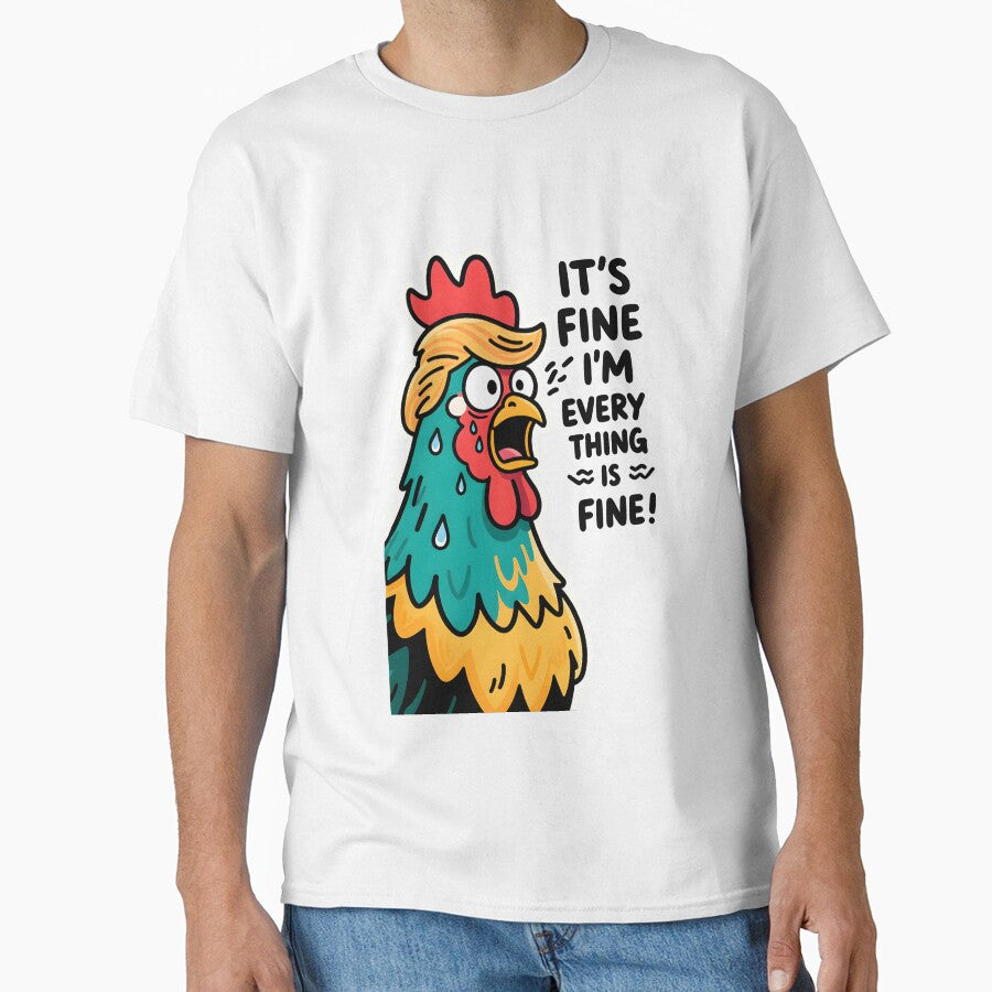 The Panicked Trump Rooster by CoverPop