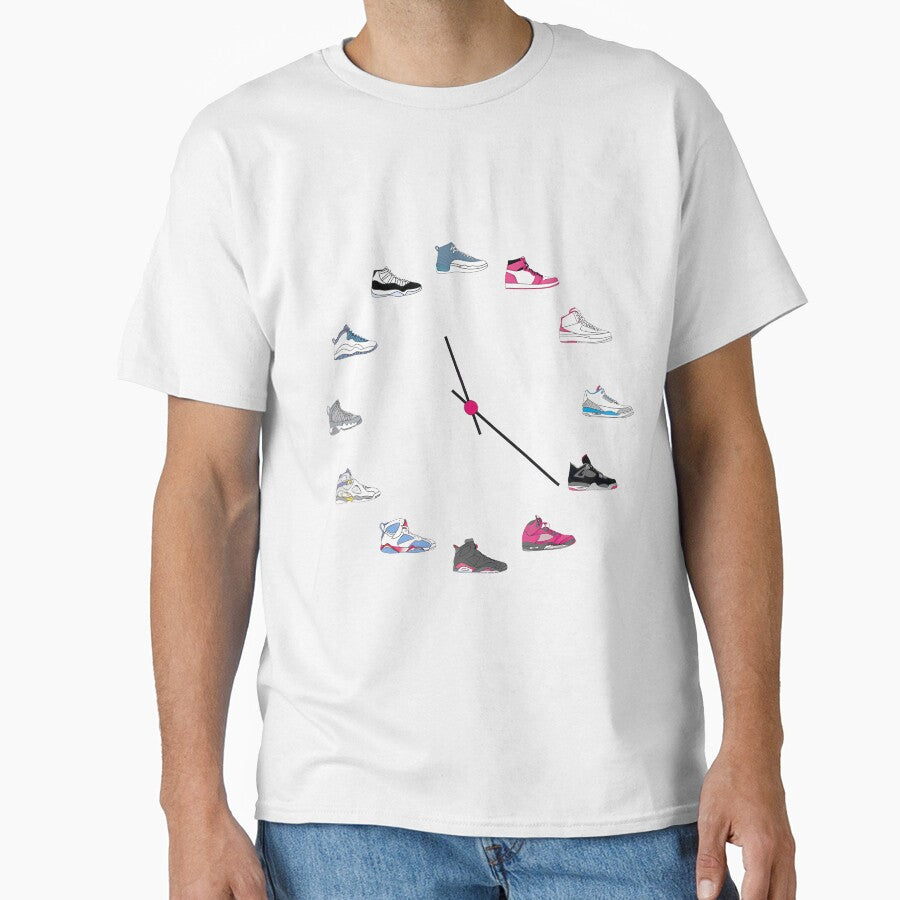 Sneaker Collection Clock Graphic By Merch, Limited Edition, Perfect Gift For You And Friends by Michael Underwood