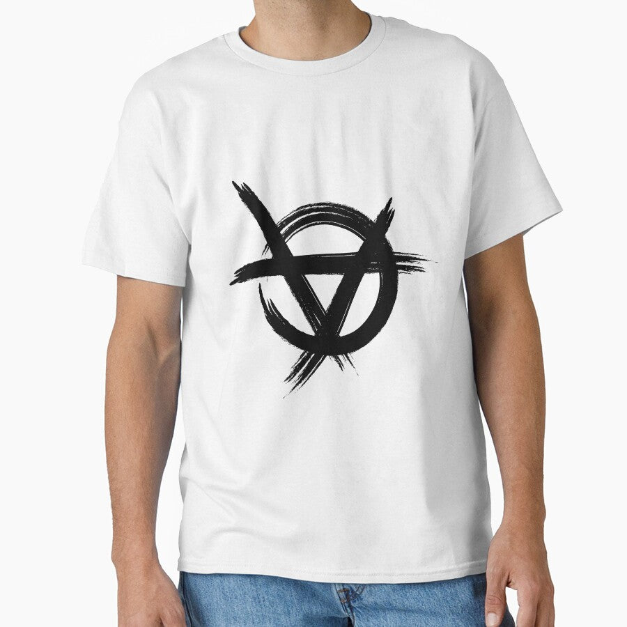 Anarchy Symbol Black inspired by Vetements by MadeInR