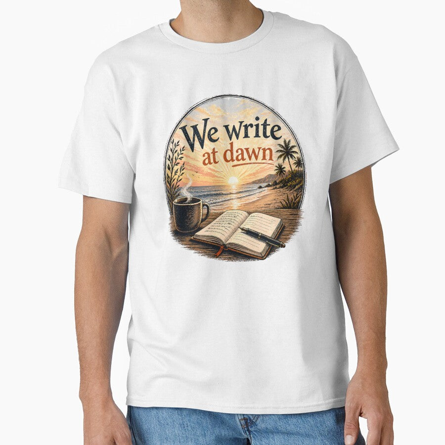 We Write at Dawn - Beach by WaywardWillowCo