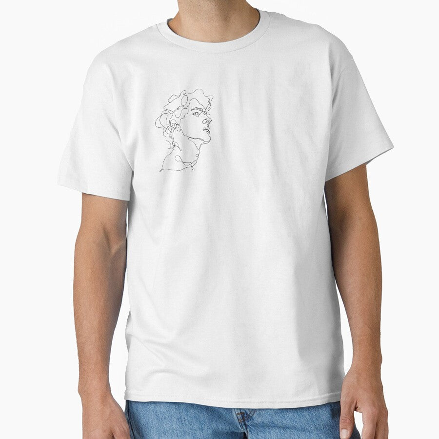 man face minimalist drawing by JAG2B