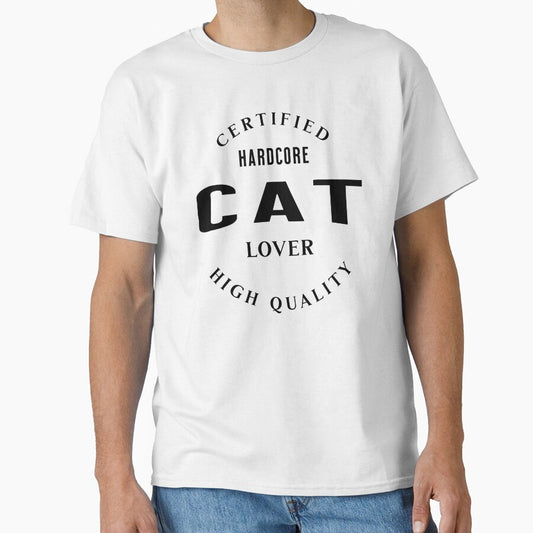 Certified Hardcore Cat Lover Funny Cat Lover Gift by Patina & Pixel