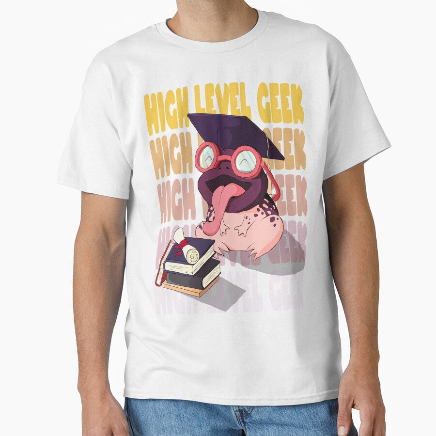 High Level Geek - Frog with degree by nocturnalshop