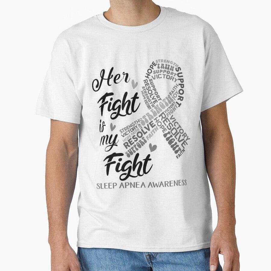 Sleep Apnea Warrior, Her Fight is my Fight Sleep Apnea Awareness by Greggwillard