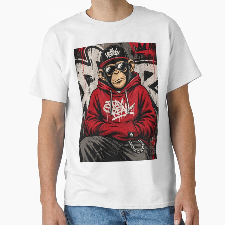 Urban monkey with graffiti style by Imprearte