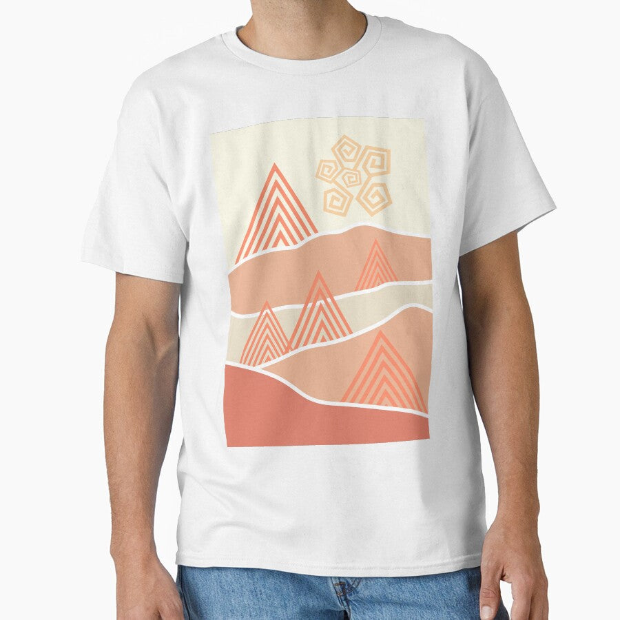 Boho landscape print by ArtInRhythm