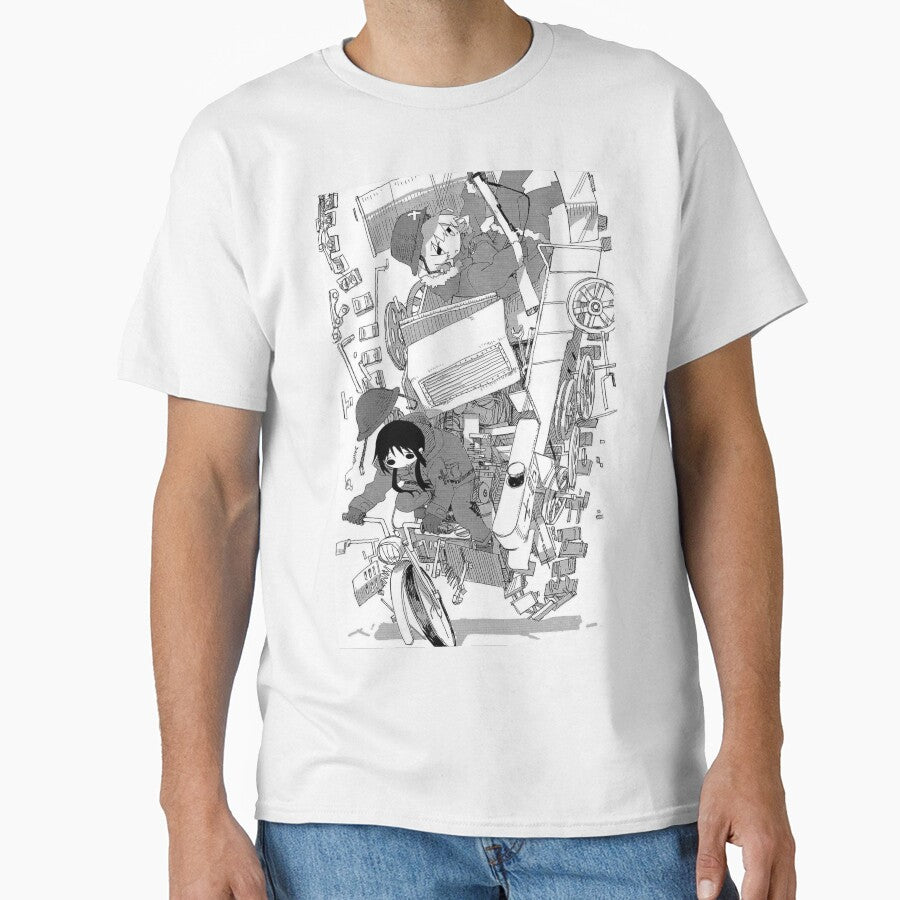 Shoujo Shuumatsu Ryokou Girl Last Tour Bashhonkdesign Tee (1)