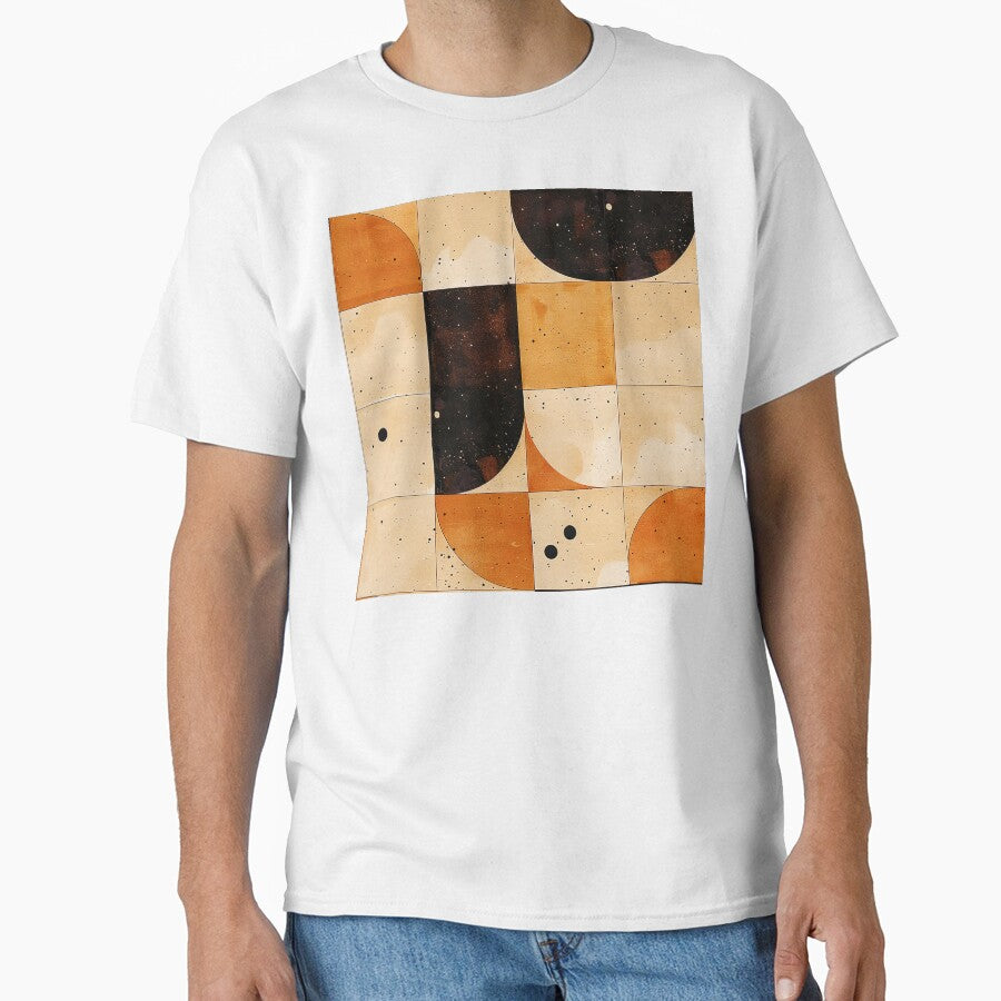 Boho Earthtones, Neutral, And Sand Hues Geometric Abstract by DEC02