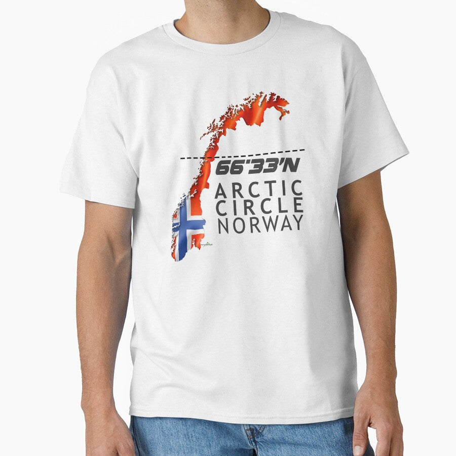 Norway Arctic Circle Nordland county Sticker T-Shirt 01 by OuterShellUK