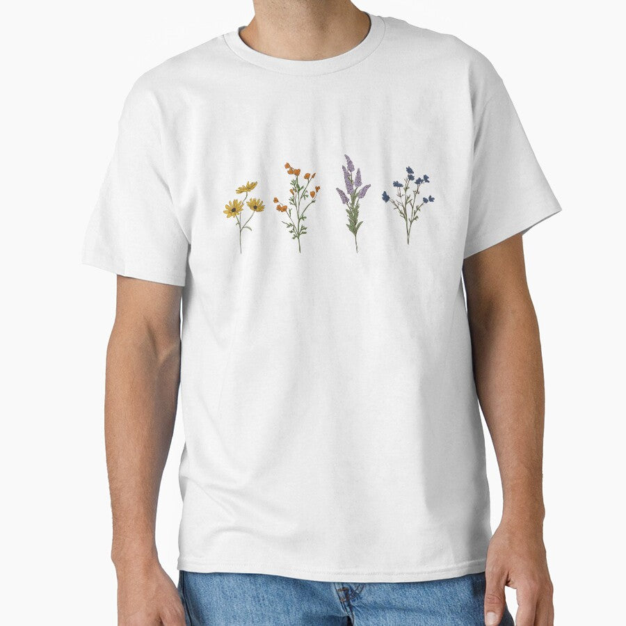 Handdrawn Wildflowers by GlowinUp Shop
