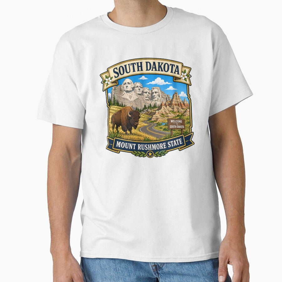 South Dakota -  Mount Rushmore State by Myra365Art