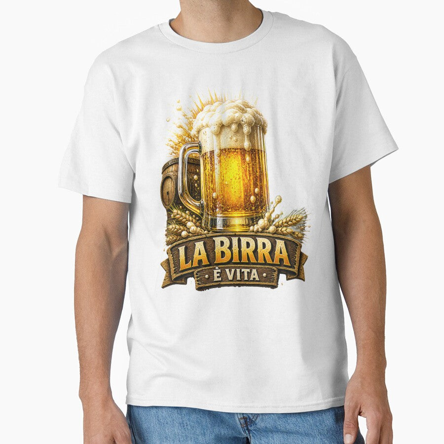 Italian Beer Lover – La Birra è Vita Vintage Pub Design by Busdriverstore