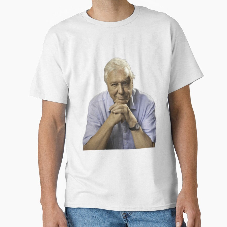 David Attenborough -pink by MadeUKewl