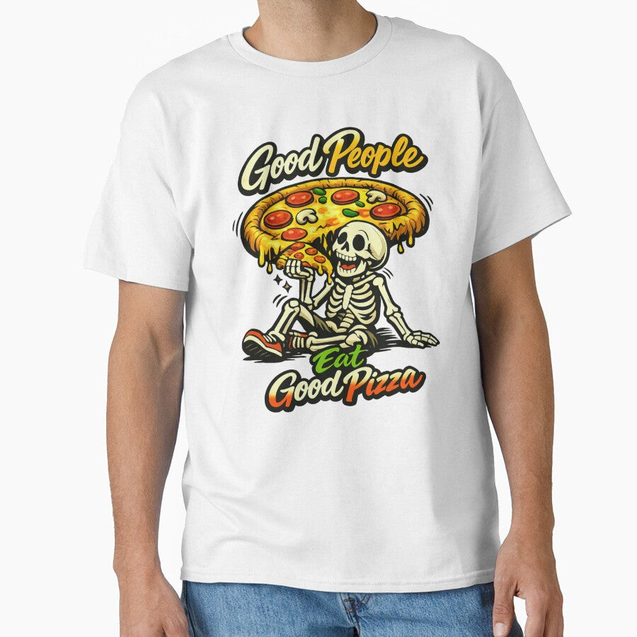 Good People Eat Good Pizza by LuveraxArt