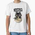 Ramen Cat Noodle Lover Cute Illustration by ArtsB