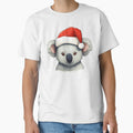 Adorable Christmas Coala donning a Santa Claus hat by MOA-trends
