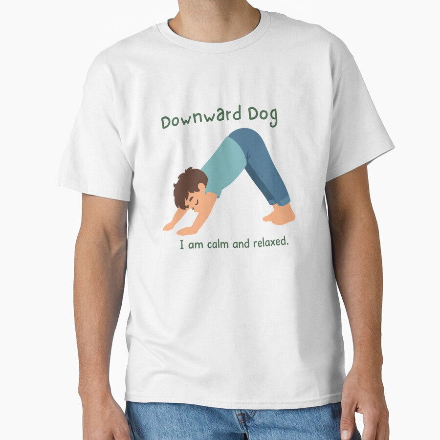 Kids Yoga Downward Dog – Mindfulness for Children by Adela80