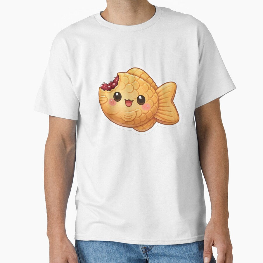 Cute Kawaii Taiyaki Fish – Japanese Street Food Sticker by DesignEG