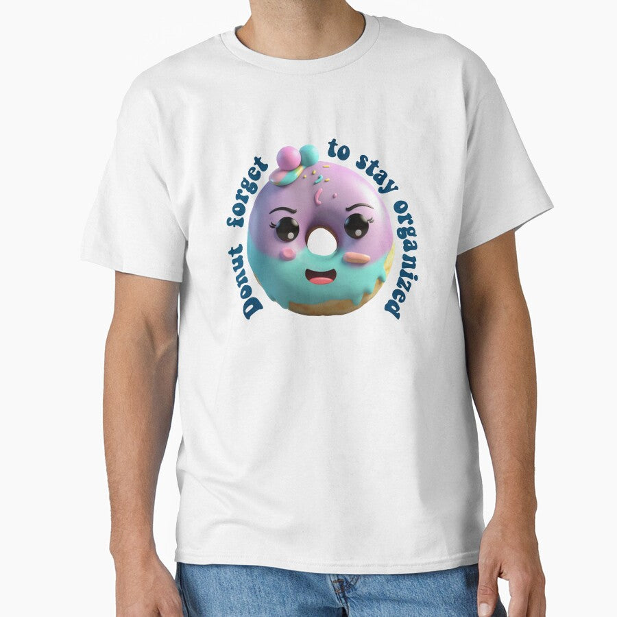 Donut Pun Kawaii| Funny sayings| Donut Puns| Donut forget to stay organized by Createya